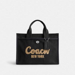 Black Women Coach Cargo Tote Bag | MY_CH42022