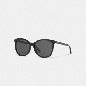 Black Women Coach Signature Workmark Square Sunglasses | MY_CH22177