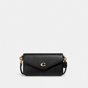 Black Women Coach Wyn Crossgrain Leather Crossbody Bags | MY_CH78295