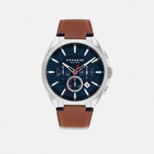 Brown Men Coach Jackson 45 Mm Watches | MY_CH39792