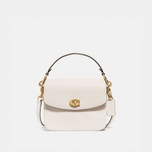 White Women Coach Cassie 19 Leather Crossbody Bags | MY_CH85555