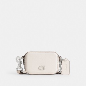 White Women Coach Crossbody Pouch Chalk Crossbody Bags | MY_CH62173