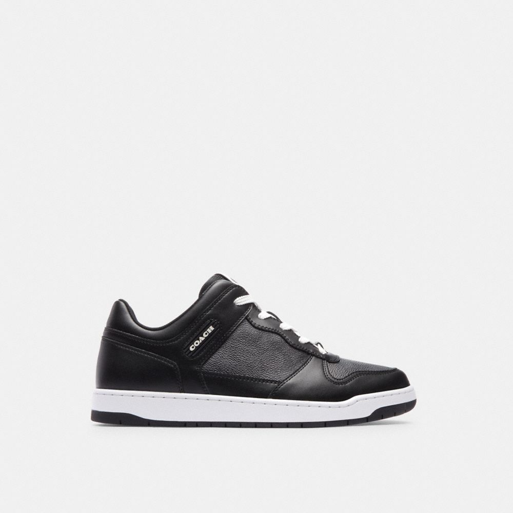 Black Men Coach C201 In Signature Sneakers | MY_CH49019