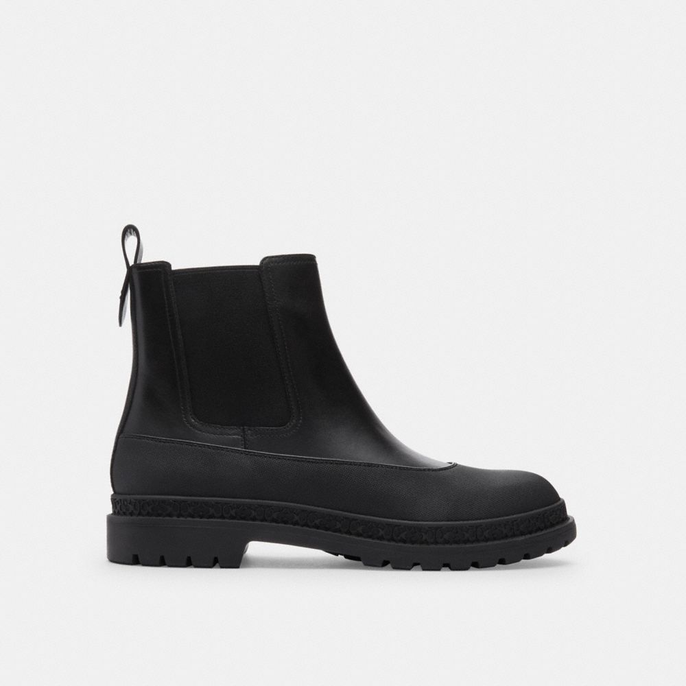 Black Men Coach Carver Boots | MY_CH43996