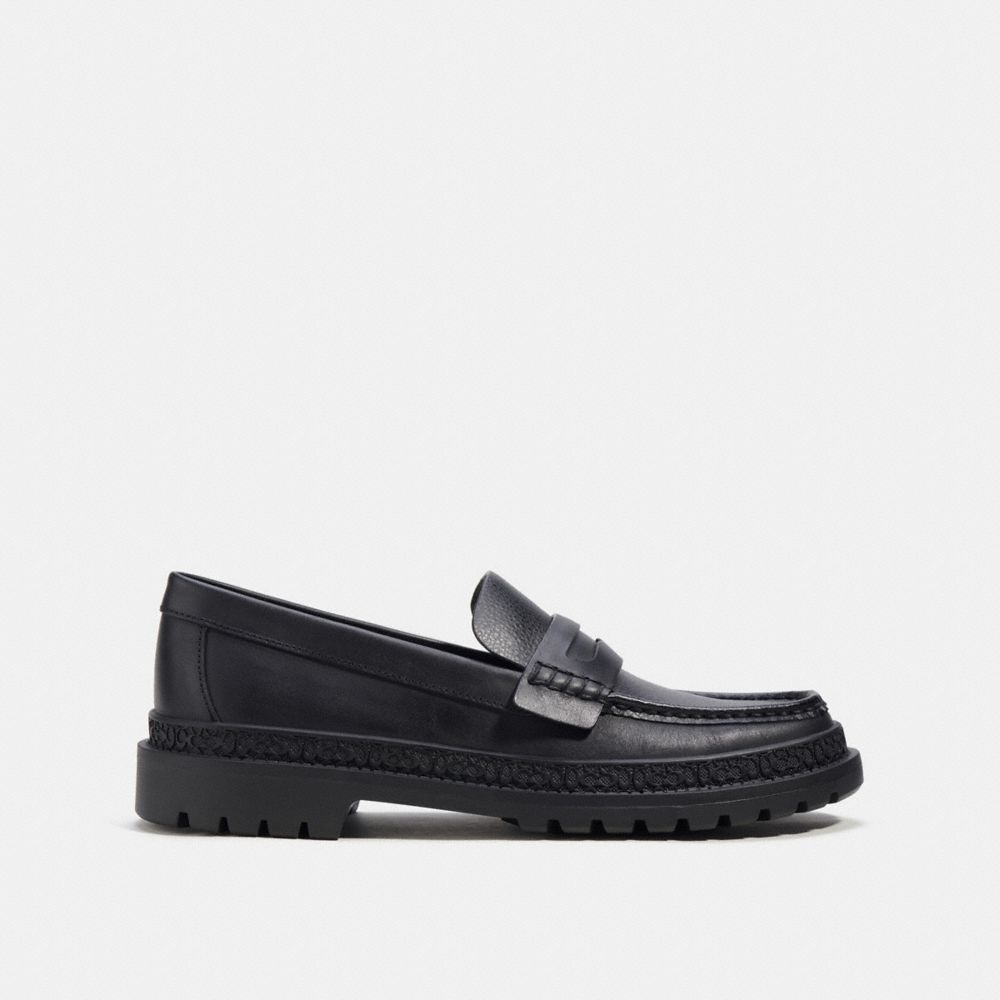 Black Men Coach Cooper Loafers | MY_CH91311