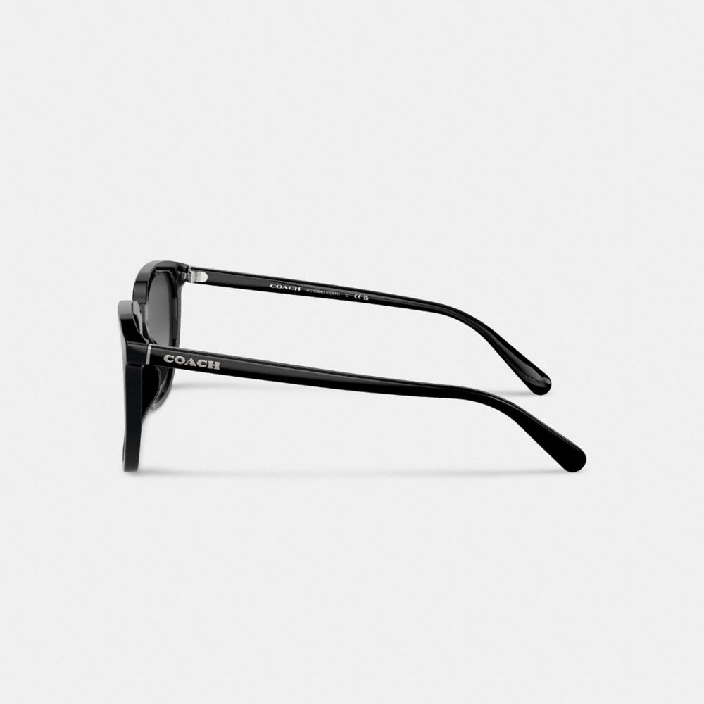 Black Men Coach Geometric Square Sunglasses | MY_CH68383