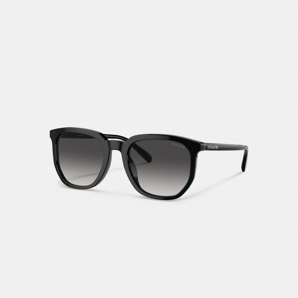 Black Men Coach Geometric Square Sunglasses | MY_CH68383