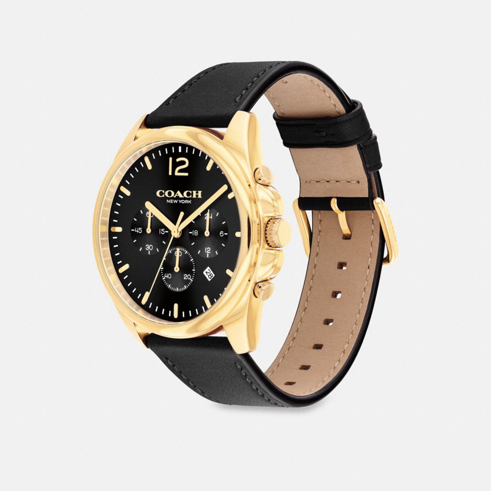 Black Men Coach Greyson 43 Mm Watches | MY_CH52600