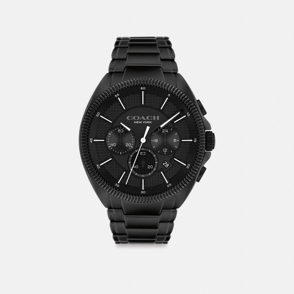 Black Men Coach Jackson 45 Mm Watches | MY_CH80318