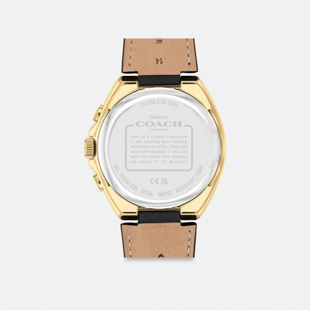 Black Men Coach Jackson 45 Mm Watches | MY_CH51510