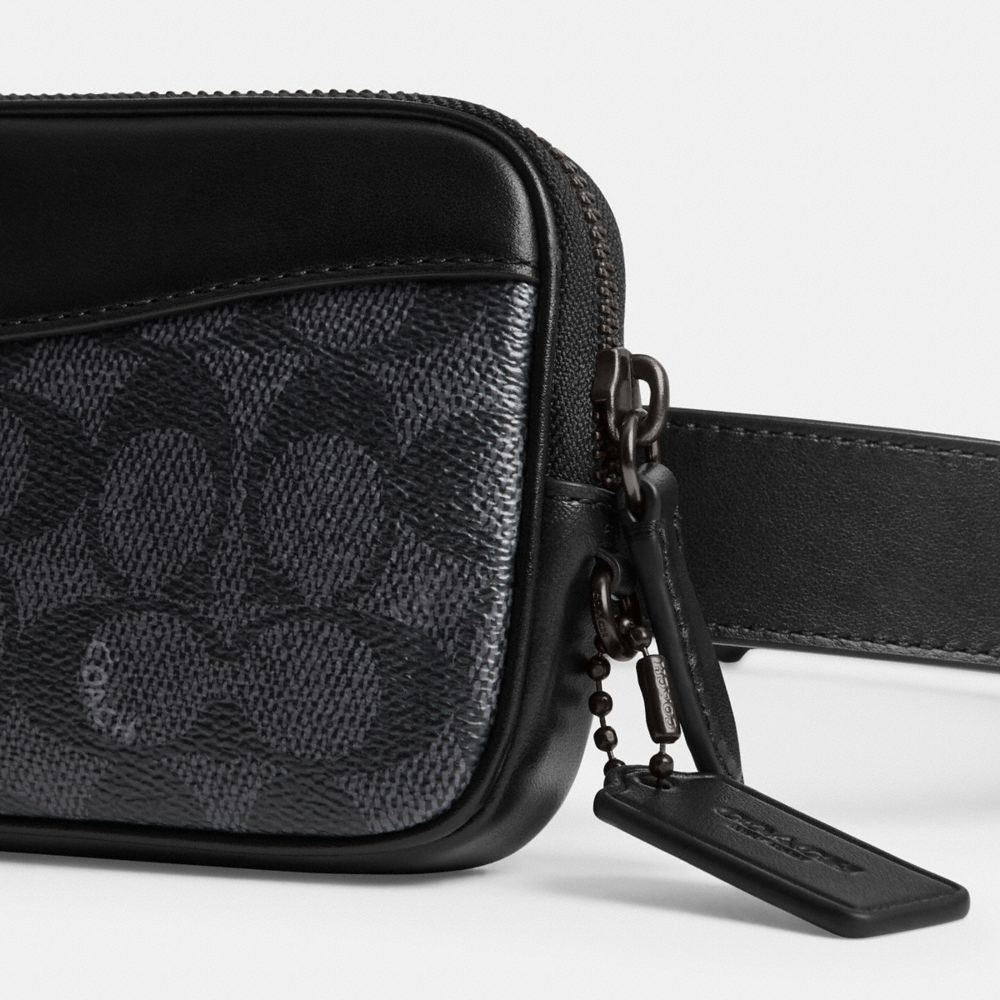 Black Men Coach Multi Pouch Belt In Signature Belt Bags | MY_CH70180