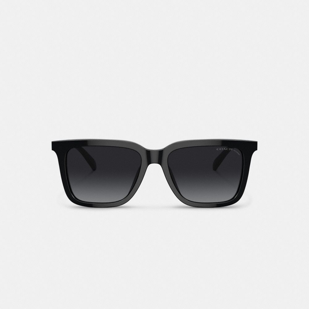 Black Men Coach Retro Square Sunglasses | MY_CH99179