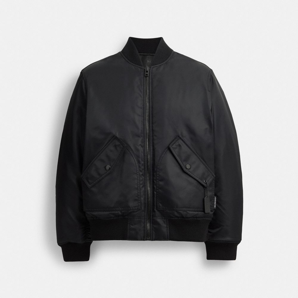 Black Men Coach Reversible Ma 1 Jackets | MY_CH68657