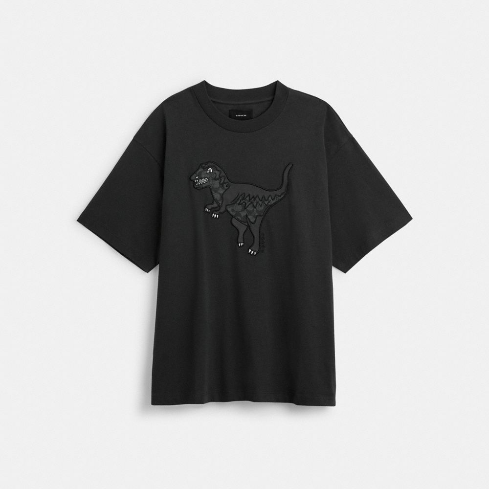 Black Men Coach Rexy T Shirts | MY_CH42282