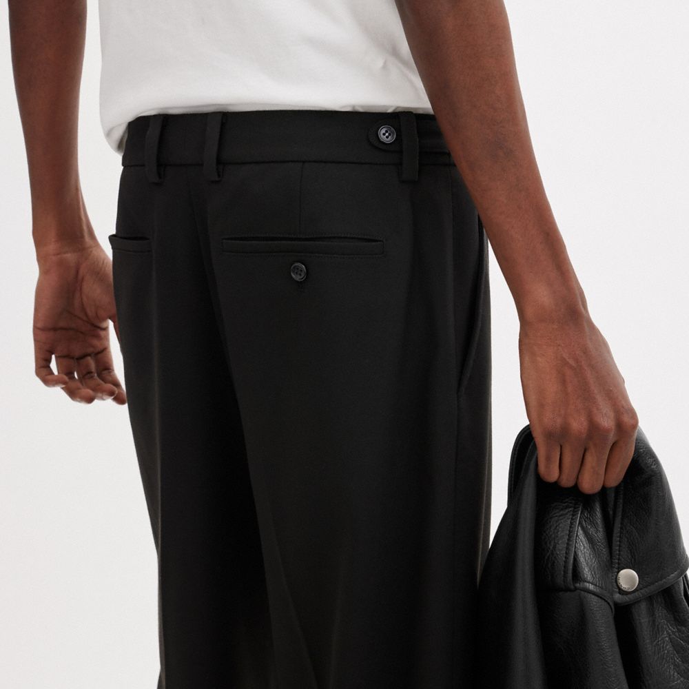 Black Men Coach Tailored Pants | MY_CH52077