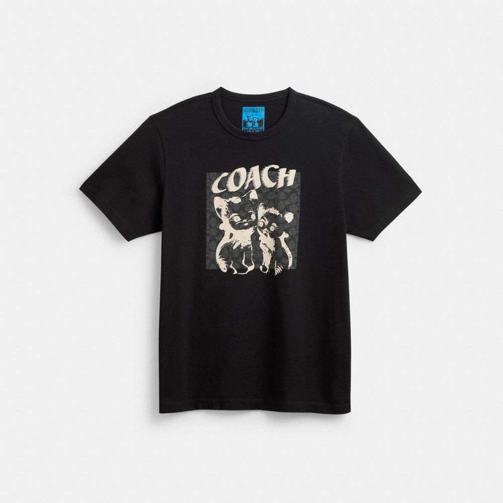 Black Men Coach The Lil Nas X Drop Signature Cats T Shirts | MY_CH63122