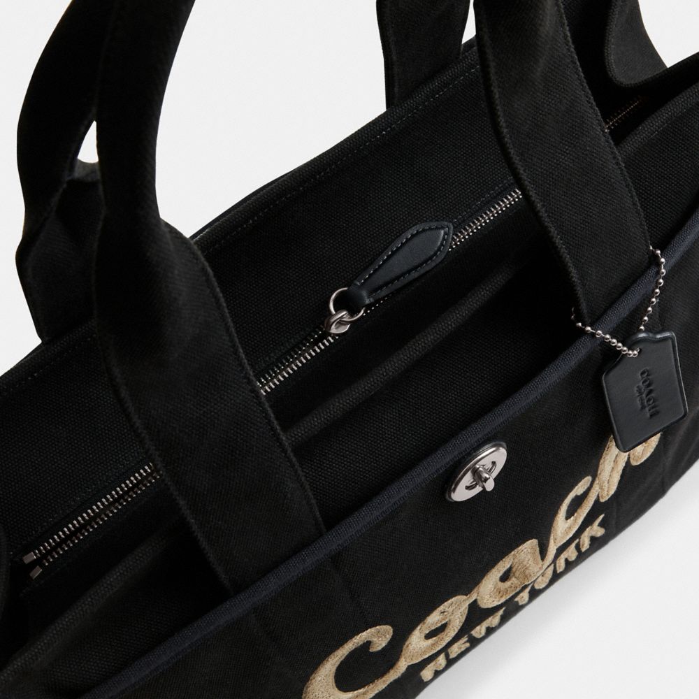 Black Women Coach Cargo 42 Tote Bag | MY_CH37305