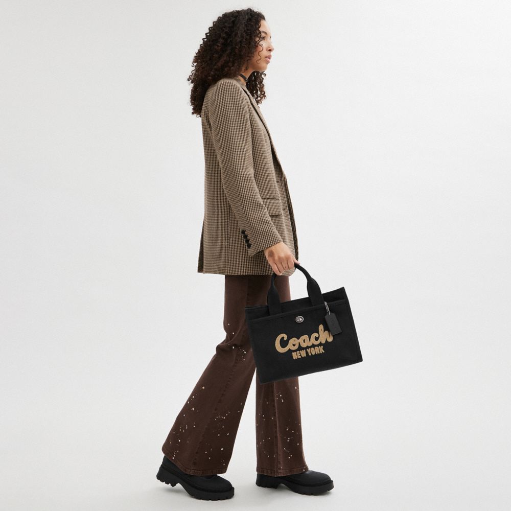 Black Women Coach Cargo Tote Bag | MY_CH42022