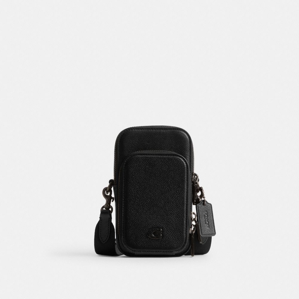 Black Women Coach Phone Crossbody Bags | MY_CH27265