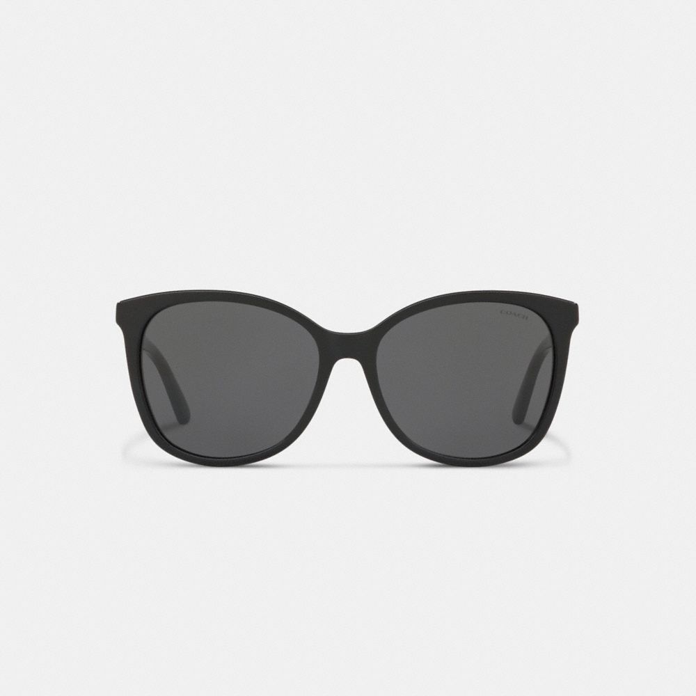 Black Women Coach Signature Workmark Square Sunglasses | MY_CH22177