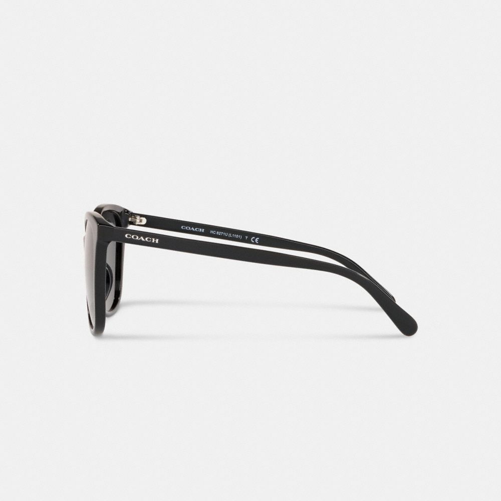 Black Women Coach Signature Workmark Square Sunglasses | MY_CH22177