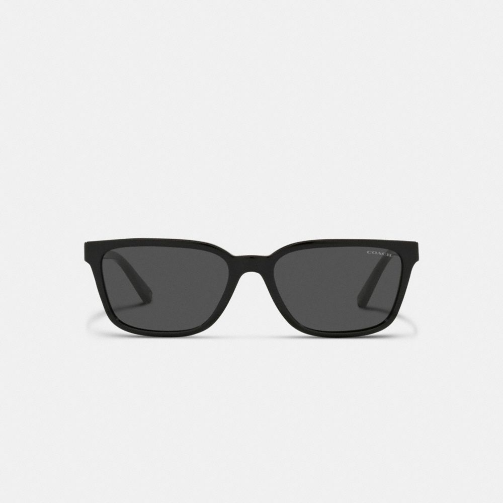 Black Women Coach Signature Workmark Square Sunglasses | MY_CH65914