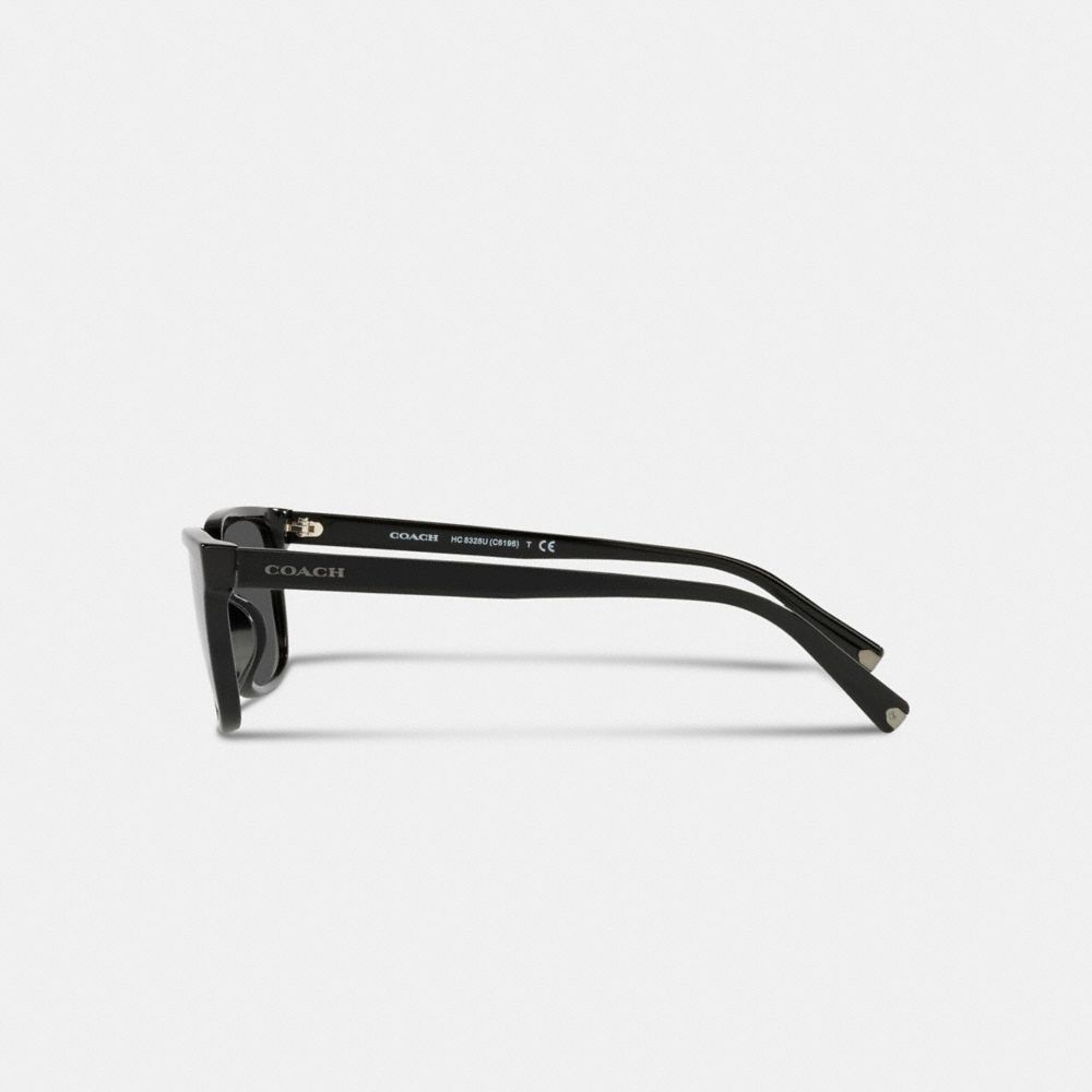 Black Women Coach Signature Workmark Square Sunglasses | MY_CH65914