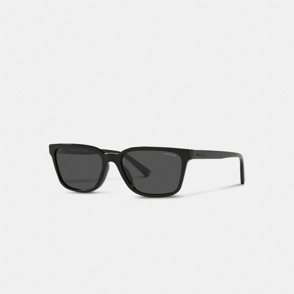 Black Women Coach Signature Workmark Square Sunglasses | MY_CH65914