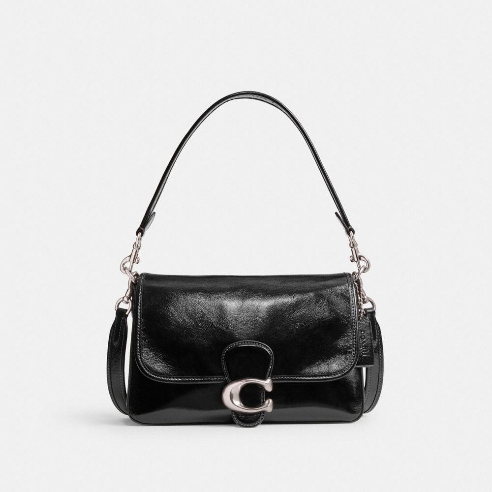 Black Women Coach Soft Tabby Shoulder Bags | MY_CH45831