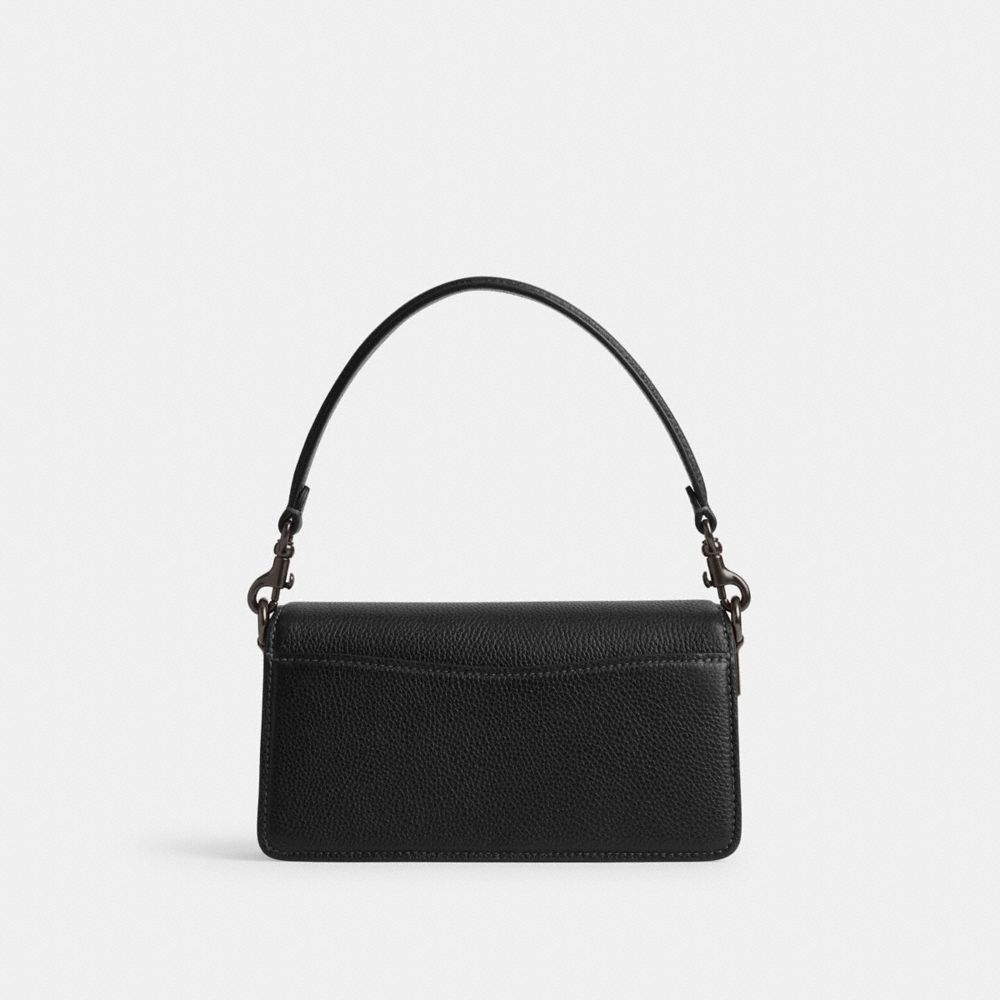 Black Women Coach Tabby 20 Polished Pebble Leather Shoulder Bags | MY_CH56092