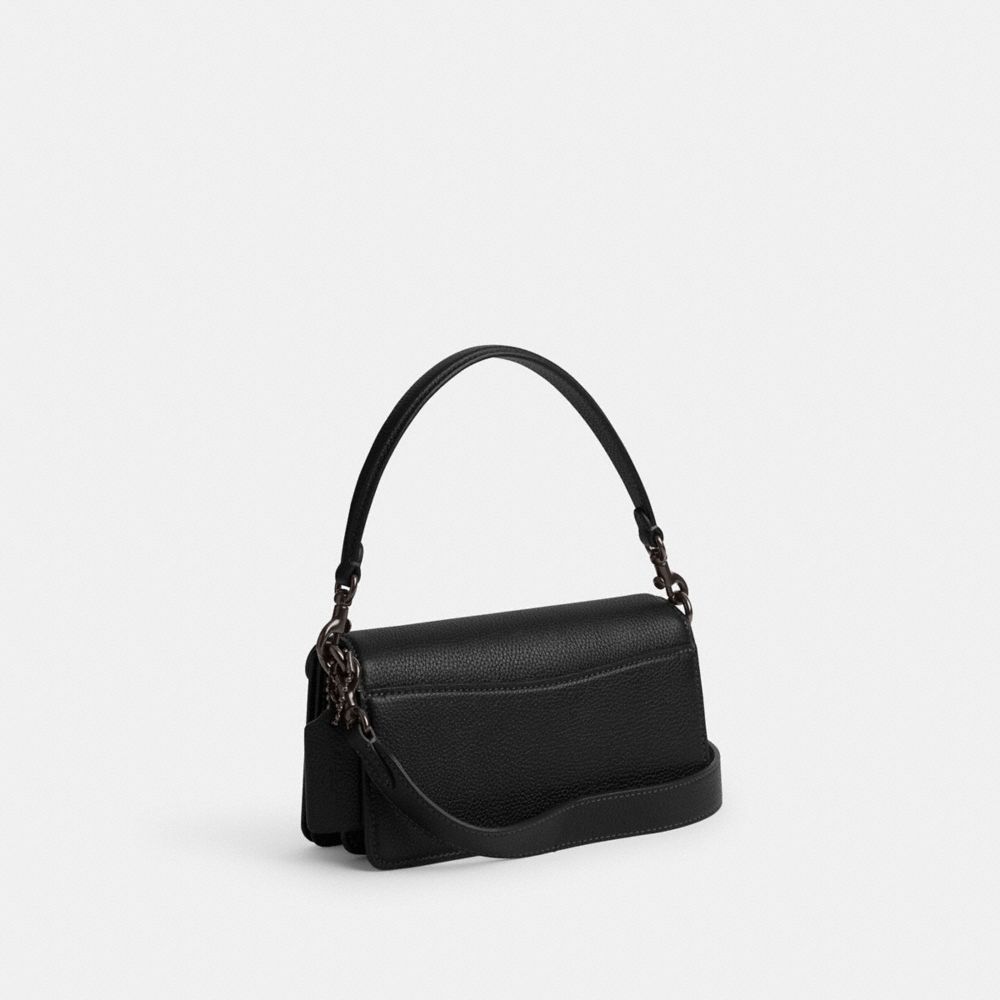 Black Women Coach Tabby 20 Polished Pebble Leather Shoulder Bags | MY_CH56092