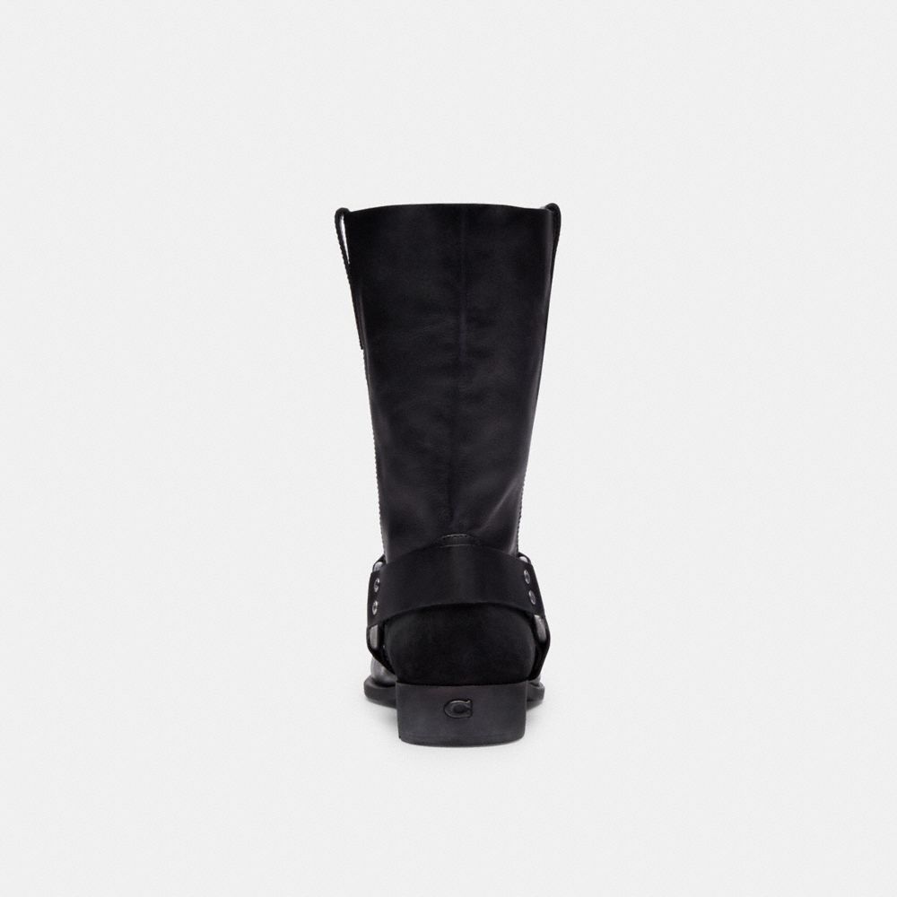 Black Women Coach Tara Biker Boots | MY_CH10130