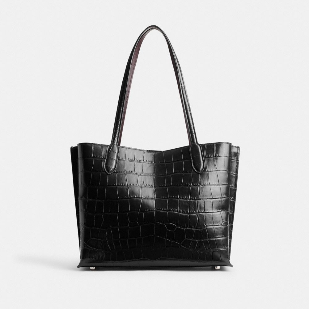 Black Women Coach Willow Tote Bag | MY_CH22593