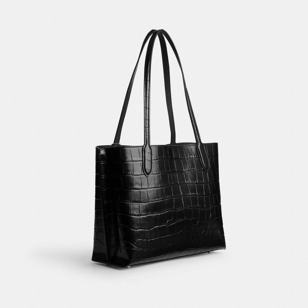 Black Women Coach Willow Tote Bag | MY_CH22593