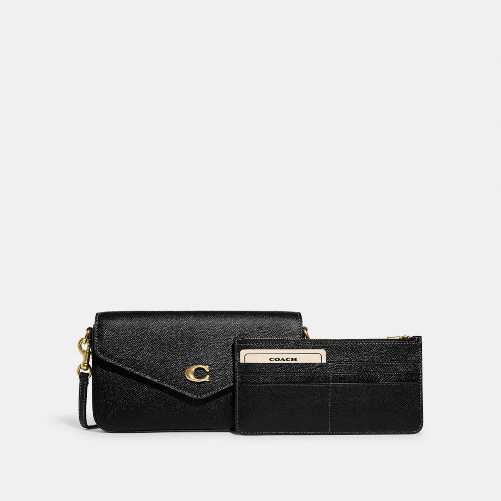 Black Women Coach Wyn Crossgrain Leather Crossbody Bags | MY_CH78295