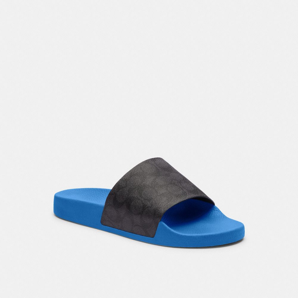 Blue Men Coach Slideberry Sandals | MY_CH40920