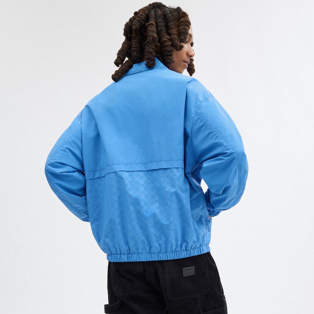 Blue Men Coach Windbreaker Fashion Jackets | MY_CH39511