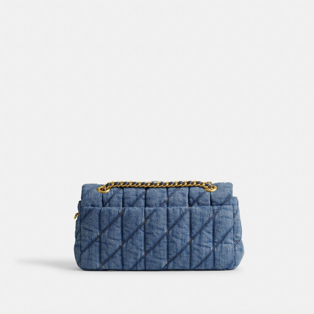 Blue / Indigo Women Coach Tabby 26 With Quilting Denim Shoulder Bags | MY_CH74704