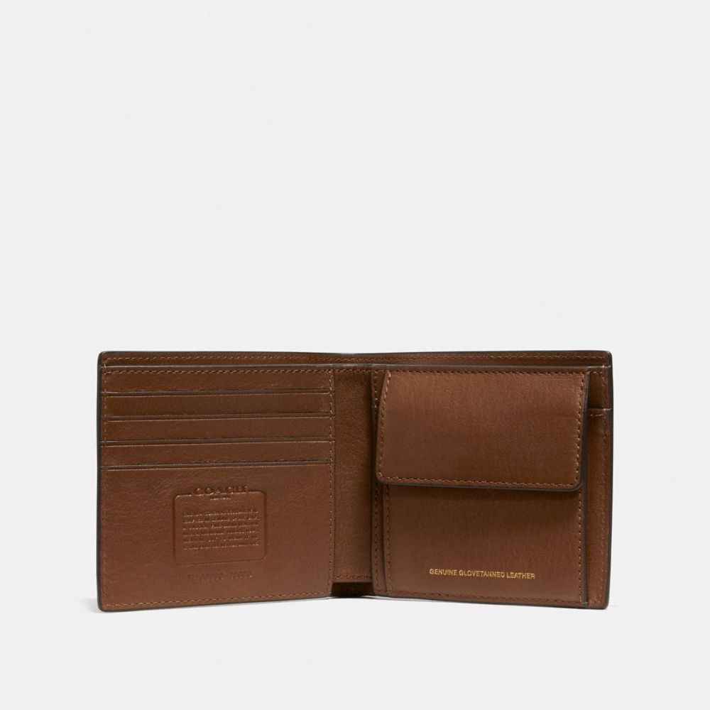 Brown Men Coach Coin Wallet Billfolds | MY_CH96058