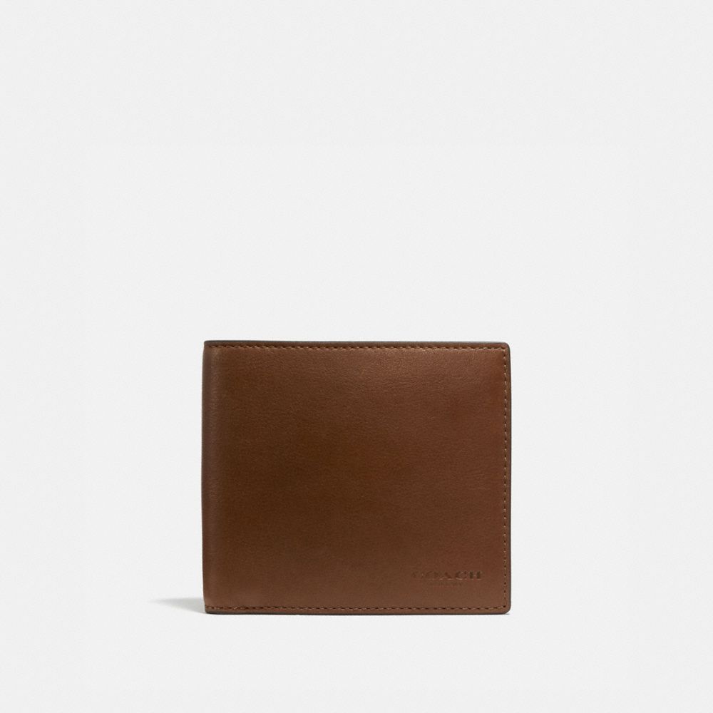 Brown Men Coach Coin Wallet Billfolds | MY_CH96058