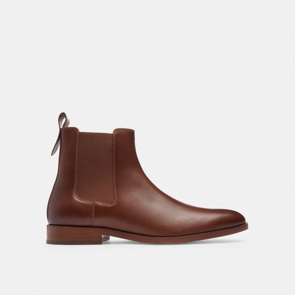 Brown Men Coach Dalton Chelsea Boots | MY_CH85661