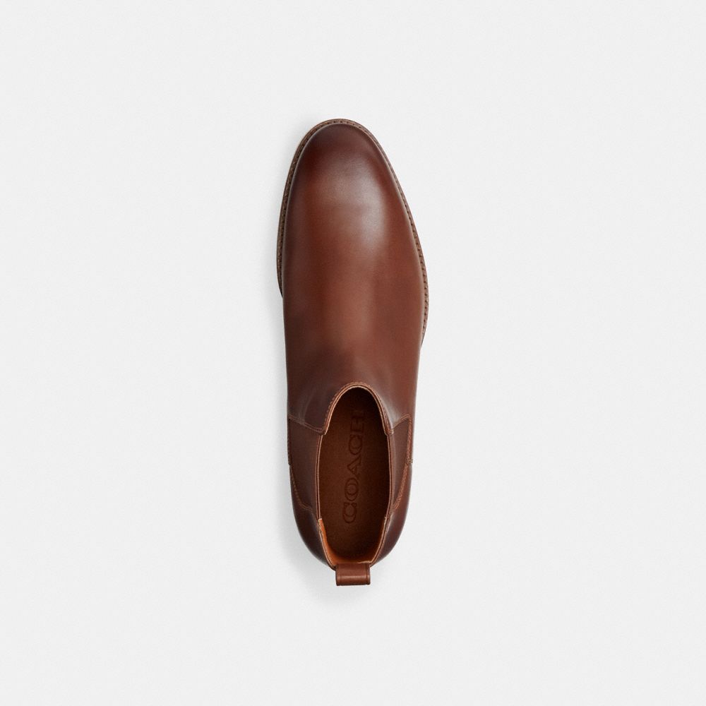 Brown Men Coach Dalton Chelsea Boots | MY_CH85661