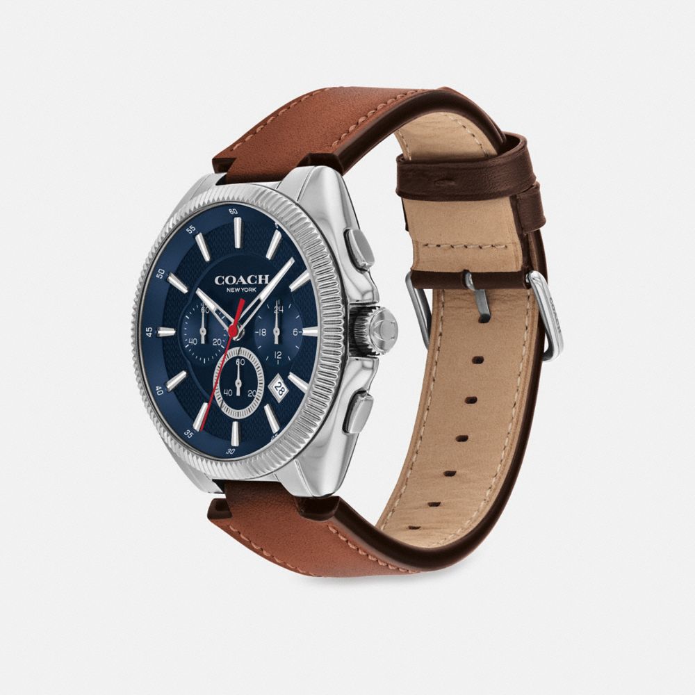 Brown Men Coach Jackson 45 Mm Watches | MY_CH39792