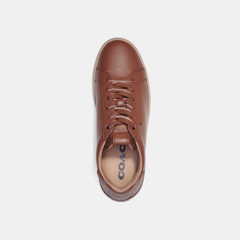 Brown Men Coach Lowline Low Top Sneakers | MY_CH30605