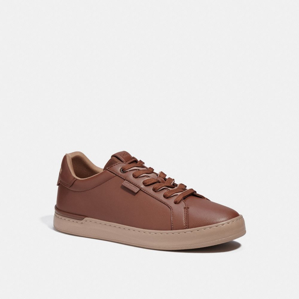 Brown Men Coach Lowline Low Top Sneakers | MY_CH30605