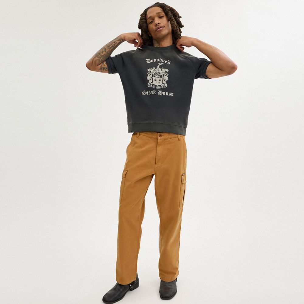 Brown Men Coach Regenerative Cotton Pants | MY_CH71650