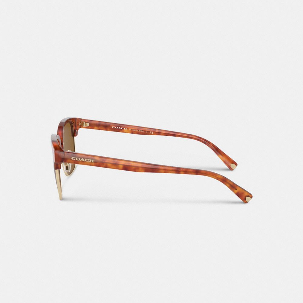 Brown Men Coach Retro Sunglasses | MY_CH84175