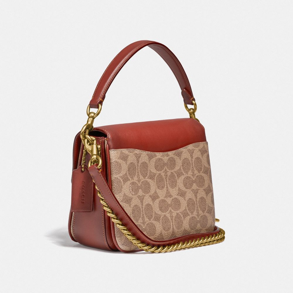 Brown Women Coach Cassie 19 In Signature Canvas Pvc Crossbody Bags | MY_CH53557