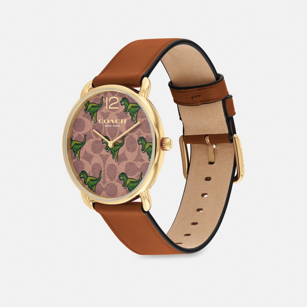 Brown Women Coach Elliot 36 Mm Watches | MY_CH13278