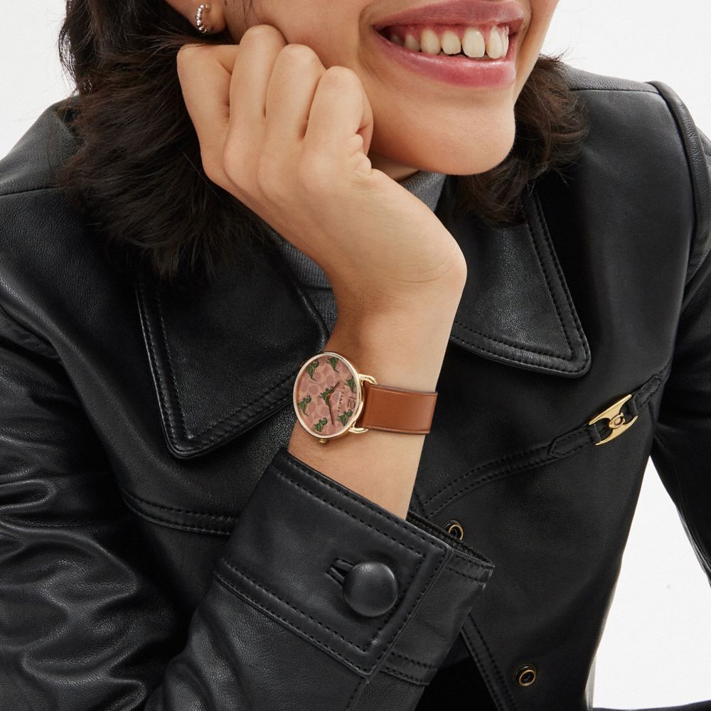 Brown Women Coach Elliot 36 Mm Watches | MY_CH13278